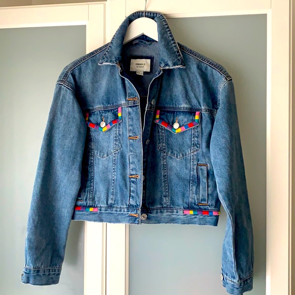 Gently used bluejeans jacket. from the smoking free home.